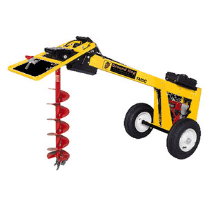 one man post hole digger for rent